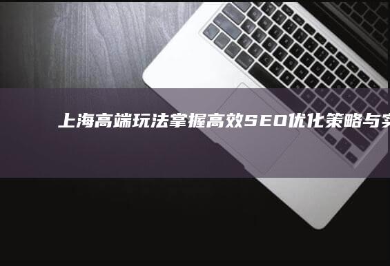 上海高端玩法：掌握高效SEO优化策略与实战技巧